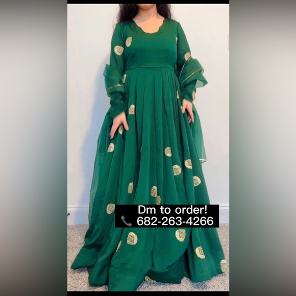 Anarkali set. Lehenga. Salwaar kameez. Message for real price. - Picture 2 of 6